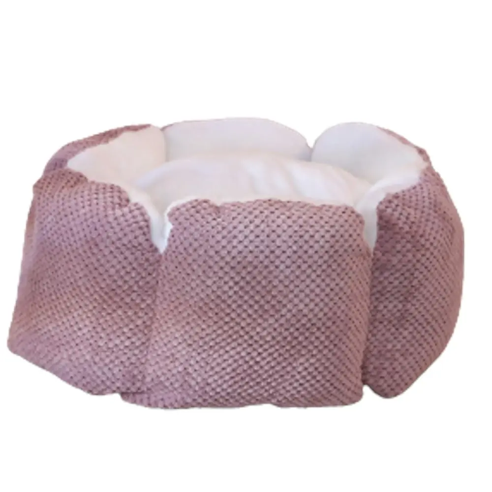 Furbulous Calming Dog Bed Warm Soft Cat Bed Round Comfy Sleeping Nest