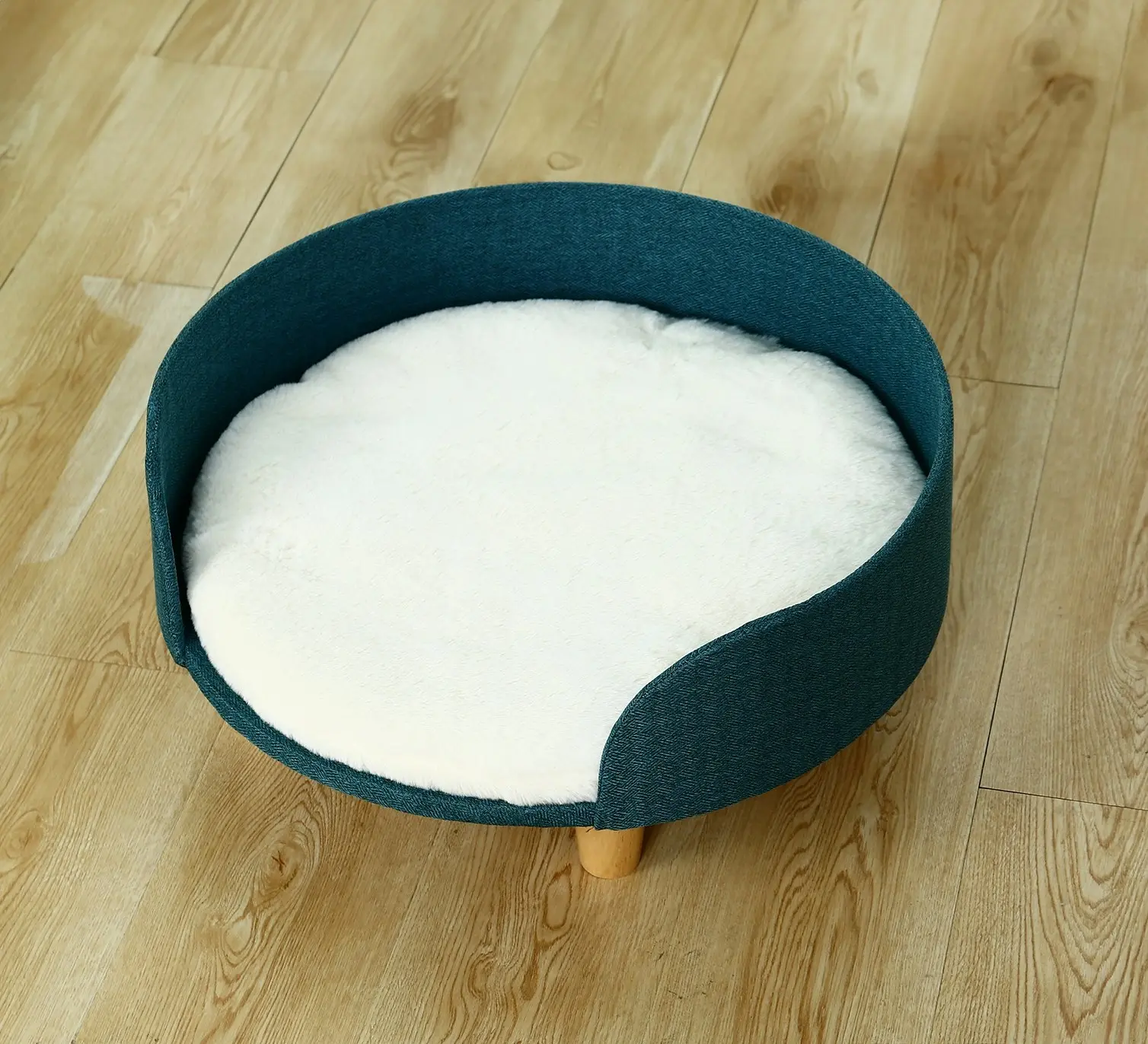 Furbulous Luxury Pet Sofa Bed Round Dog Cat Kitty Puppy Couch Soft Cushion Chair