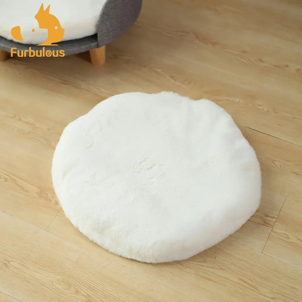 Furbulous Luxury Pet Sofa Bed Round Dog Cat Kitty Puppy Couch Soft Cushion Chair