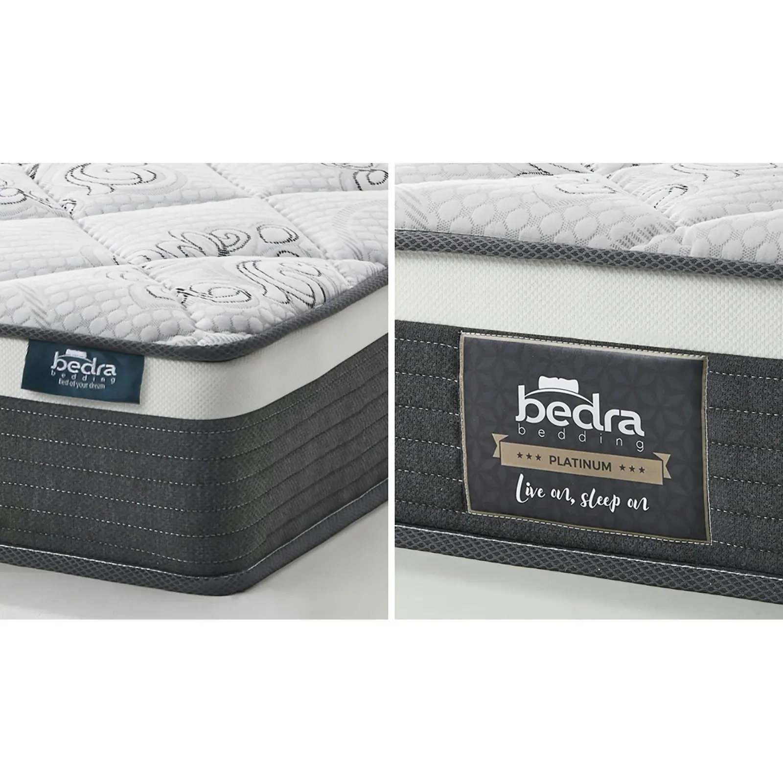 Bedra Double Mattress Luxury Foam Bed Firm Pocket Spring 30cm