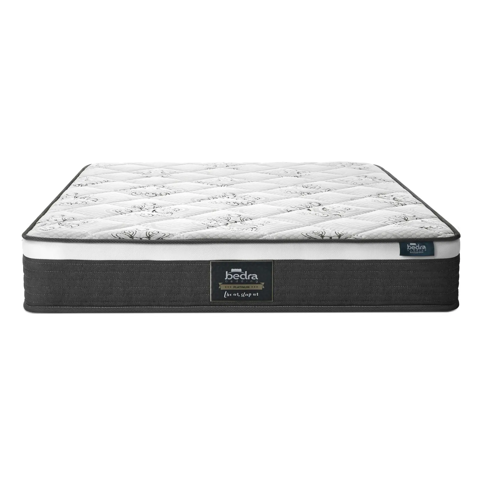 Bedra Double Mattress Luxury Foam Bed Firm Pocket Spring 30cm