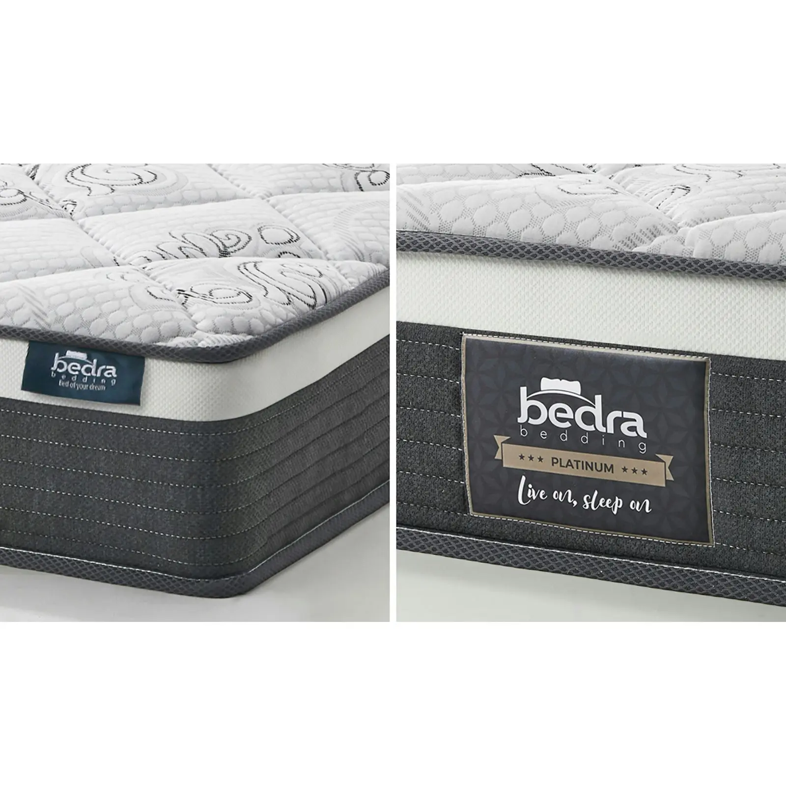 Bedra Single Mattress Luxury Foam Bed Firm Pocket Spring 30cm