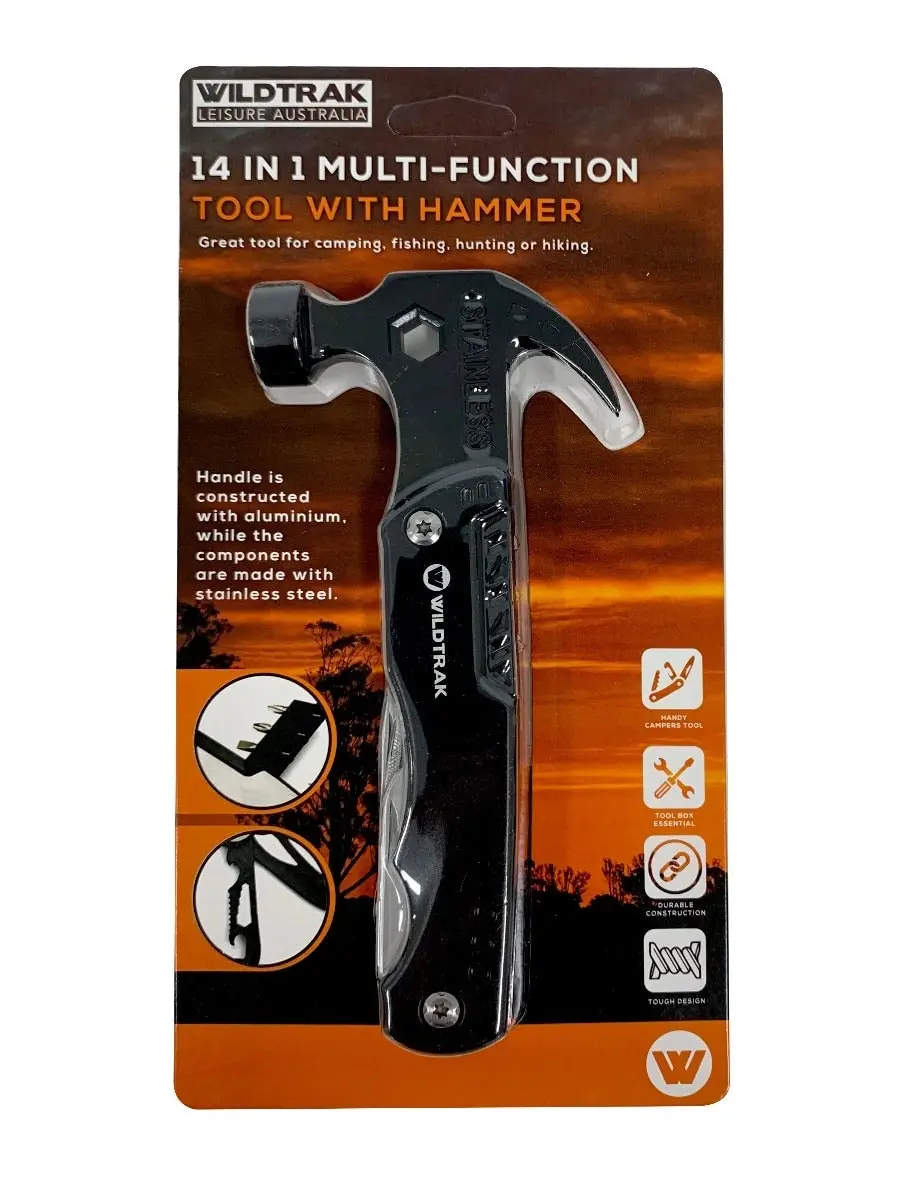 14 In 1 Multi Tool With Hammer