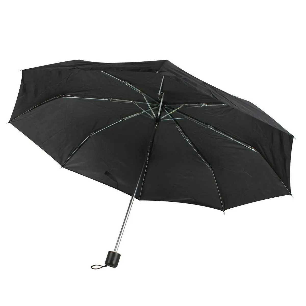 3 Section Black Umbrella