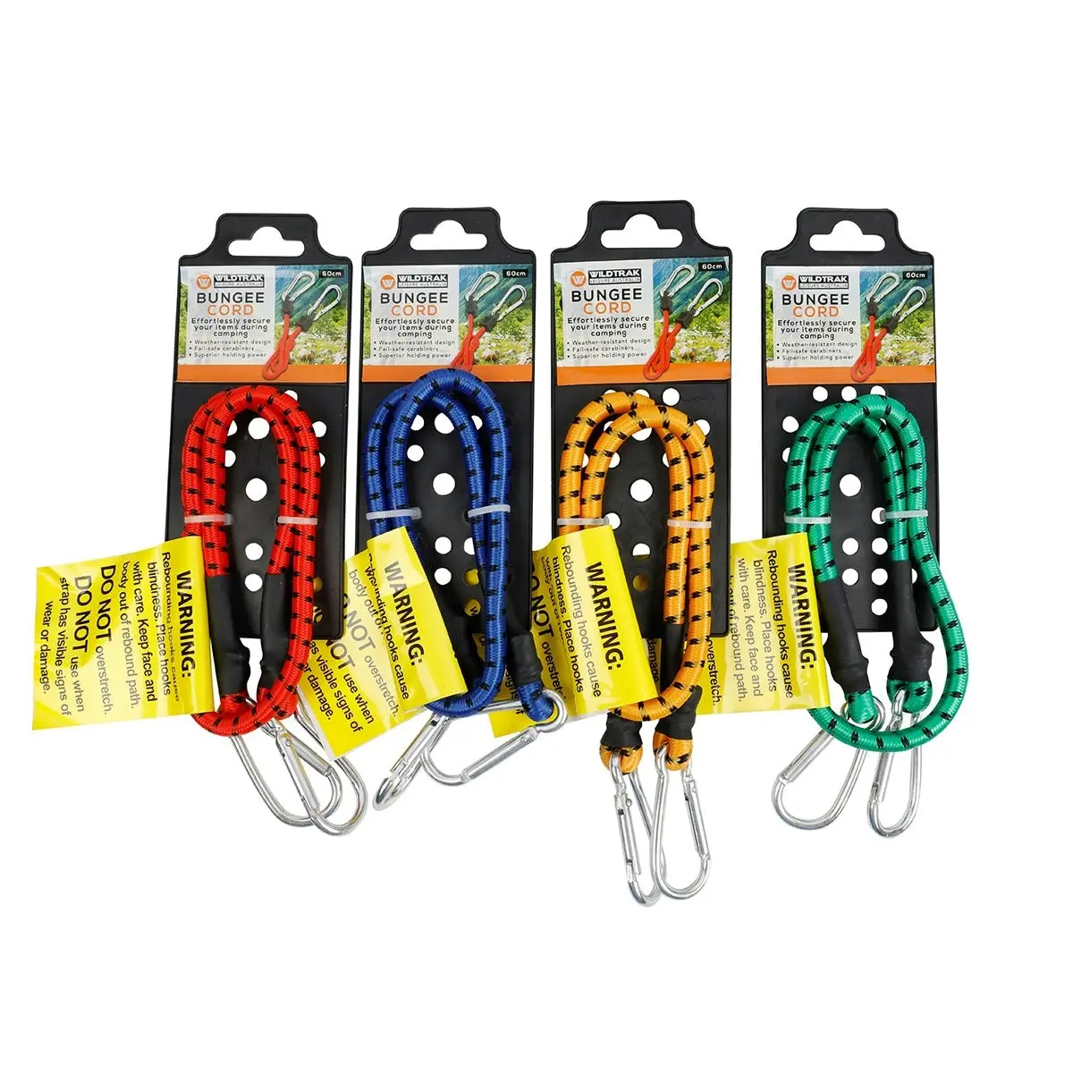 90cm BUNGEE CORD WITH CARABINERS