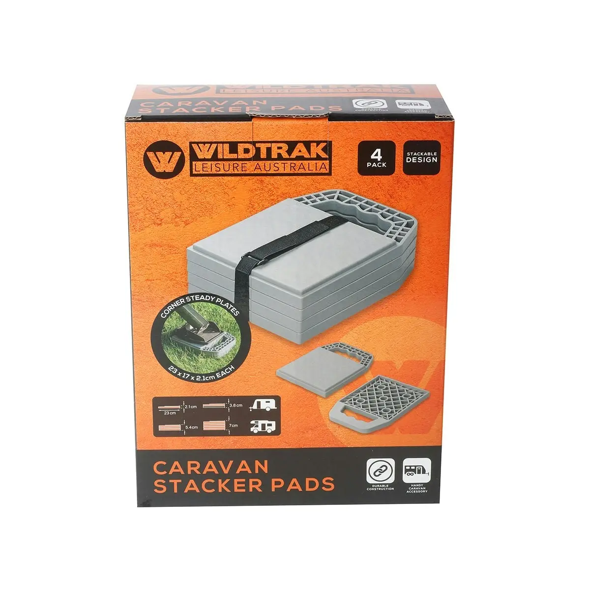 Caravan Stacker Pads   Pack Of 4