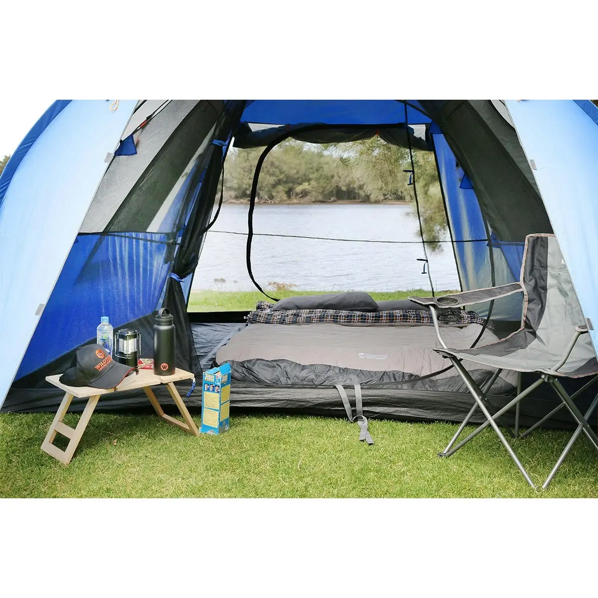 Wildtrak TANAMI 6V Dome Tent with Vestibule and Awning Easy Setup