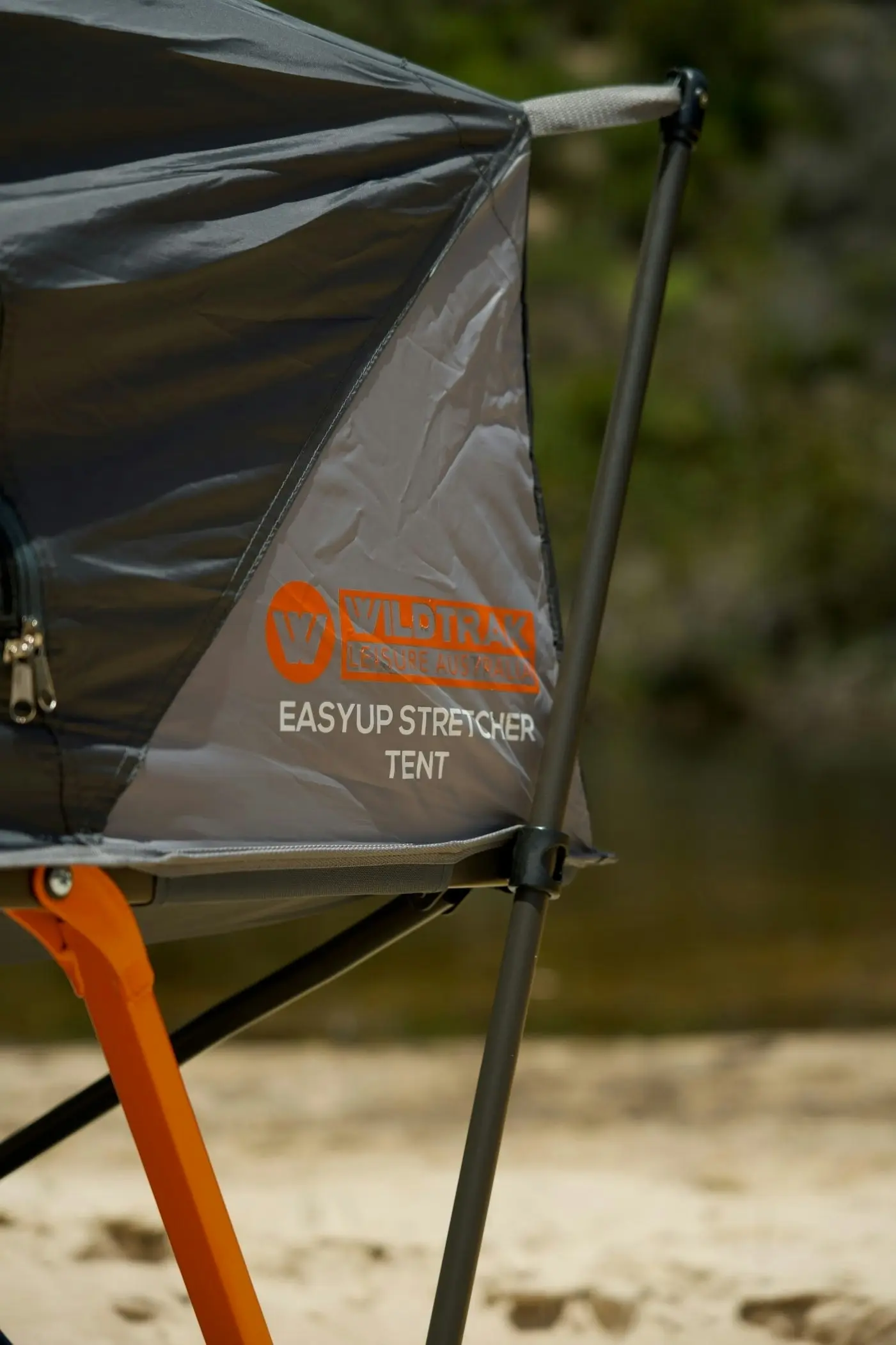 Wildtrak™ Easy Up Single Stretcher Tent for Amazing Camping Adventures (Easy 30 Second Folding Setup)