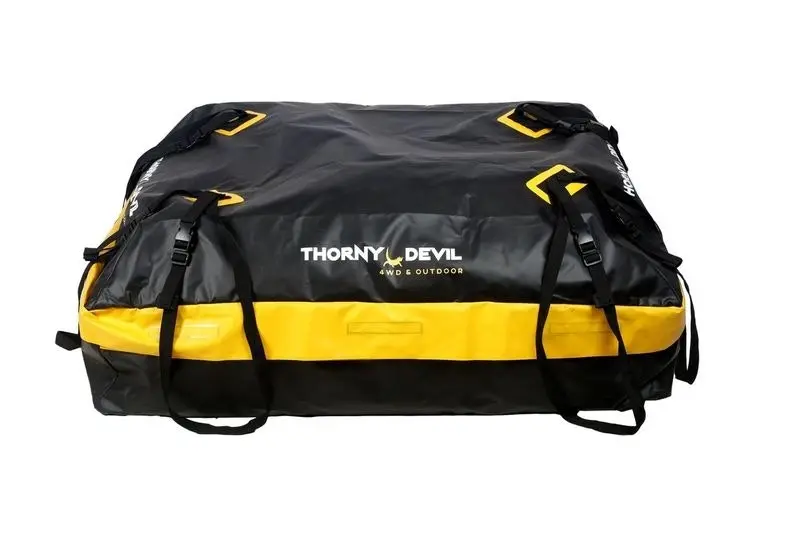 Thorny Devil™ Heavy Duty Rooftop Cargo Bag Water and Dust Proof  8 Adjustable Straps Heat Welded Seams