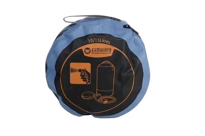 Heavy Duty 15l Portable Shower Bag With Foot Pump