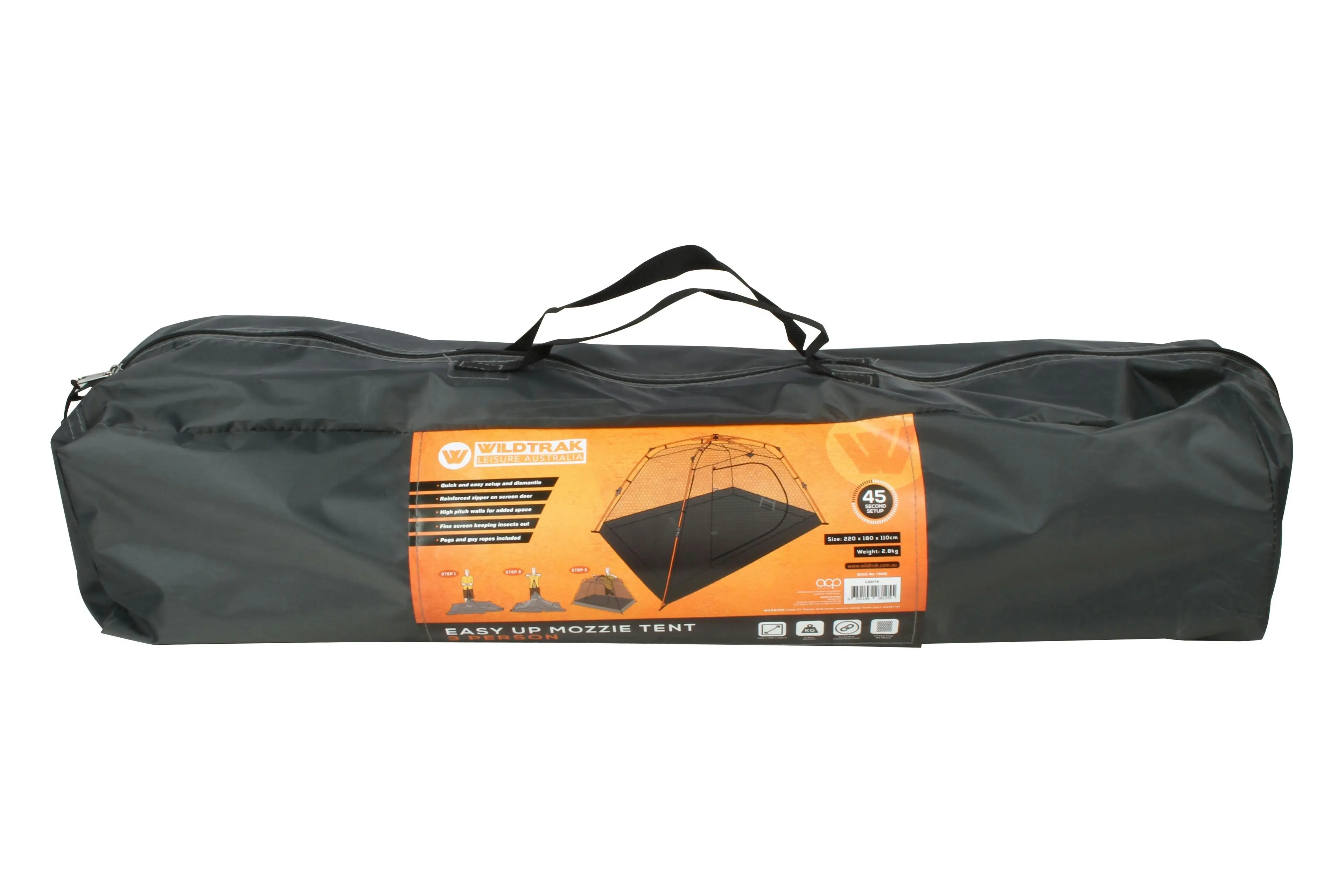 Wildtrak 3 Person Easy Up Mozzie Dome - Lightweight High Quality Mesh in Carry Bag