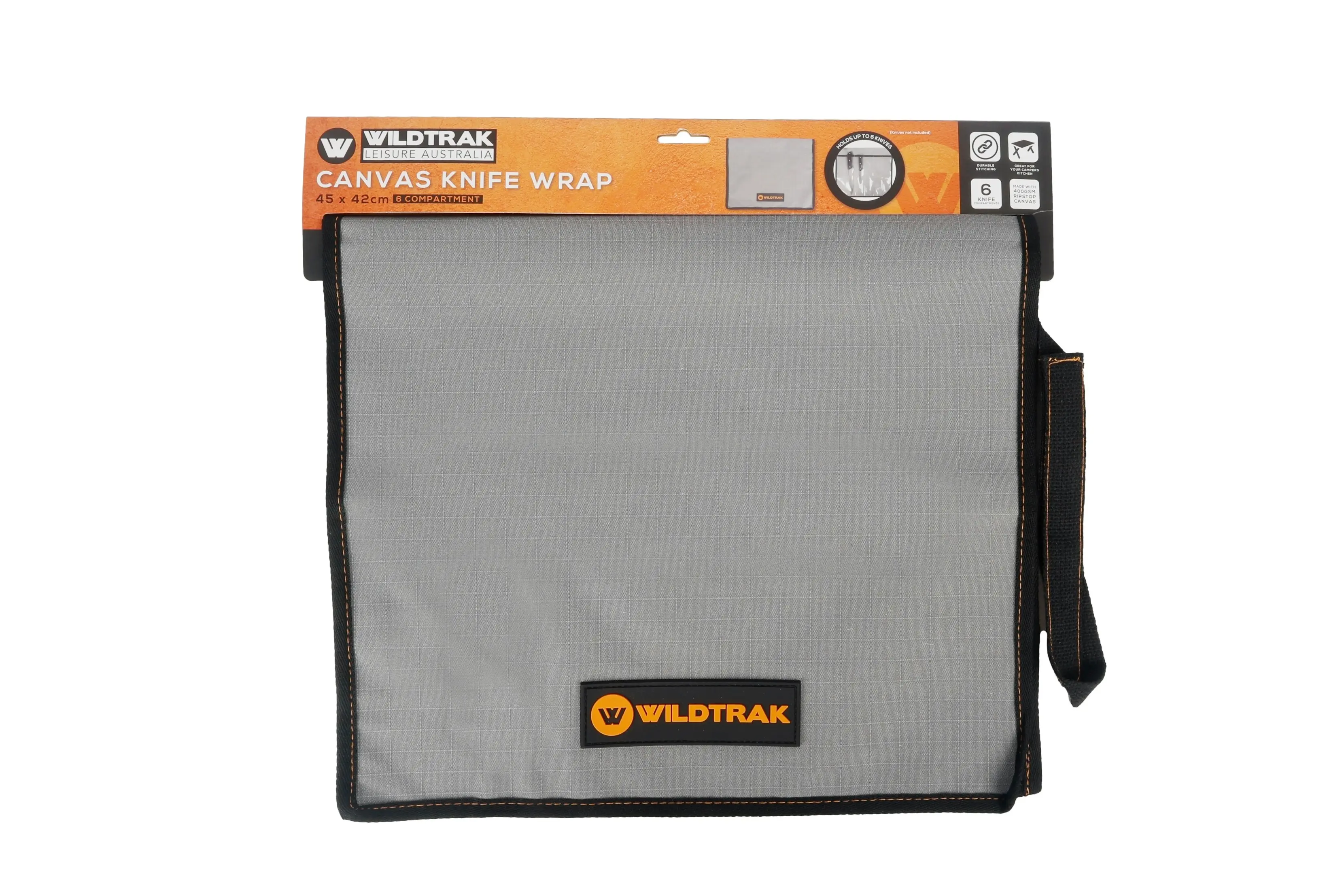 Wildtrak™ 6 Piece 400gsm Ripstop Canvas Knife Wrap