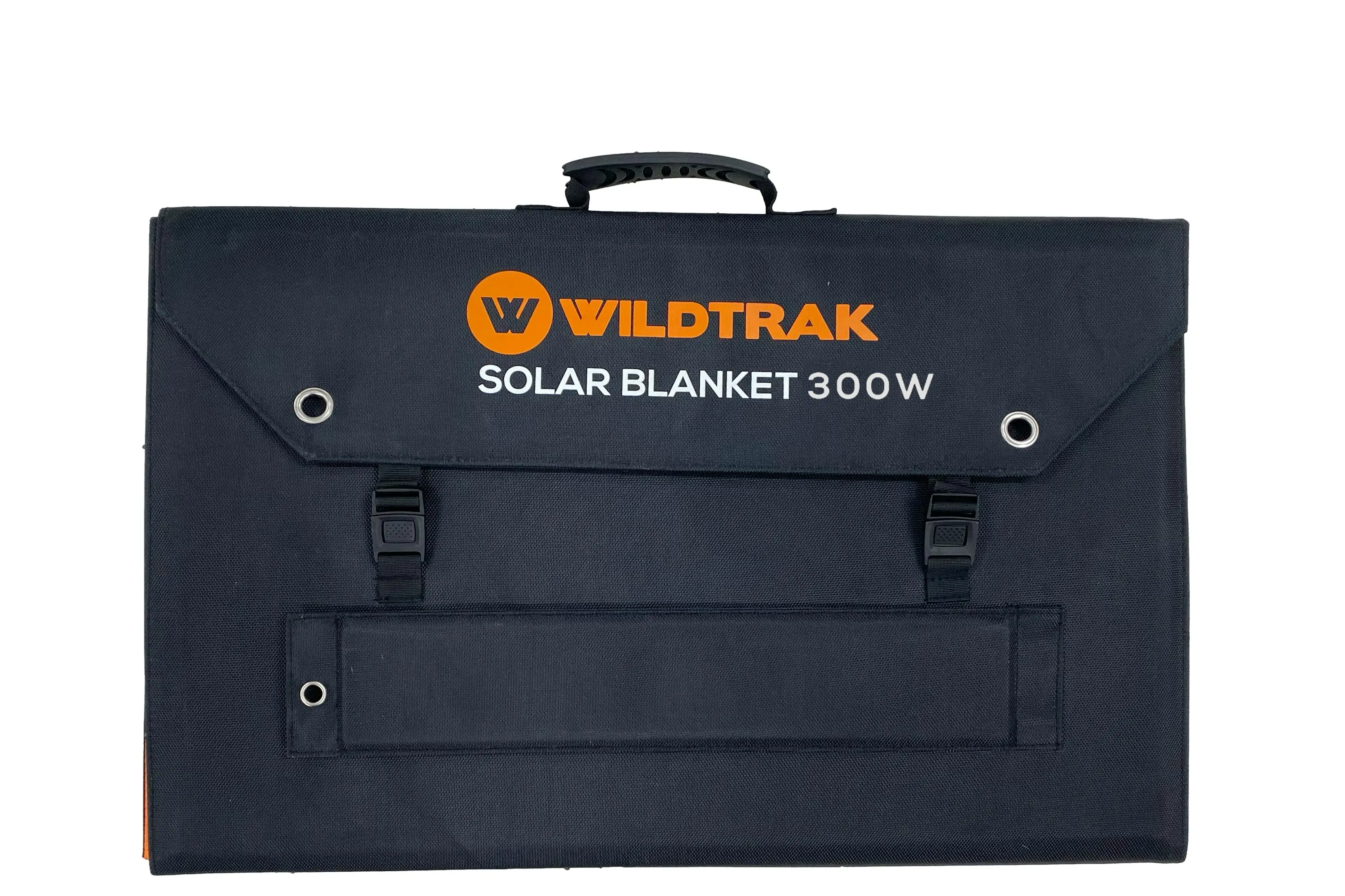 Folding 300W Solar Blanket (A-Grade with ETFE Coating, Built in Stand, IP65 Waterproof & Carry Bag) for Camping, 4WD & Caravan Adventures