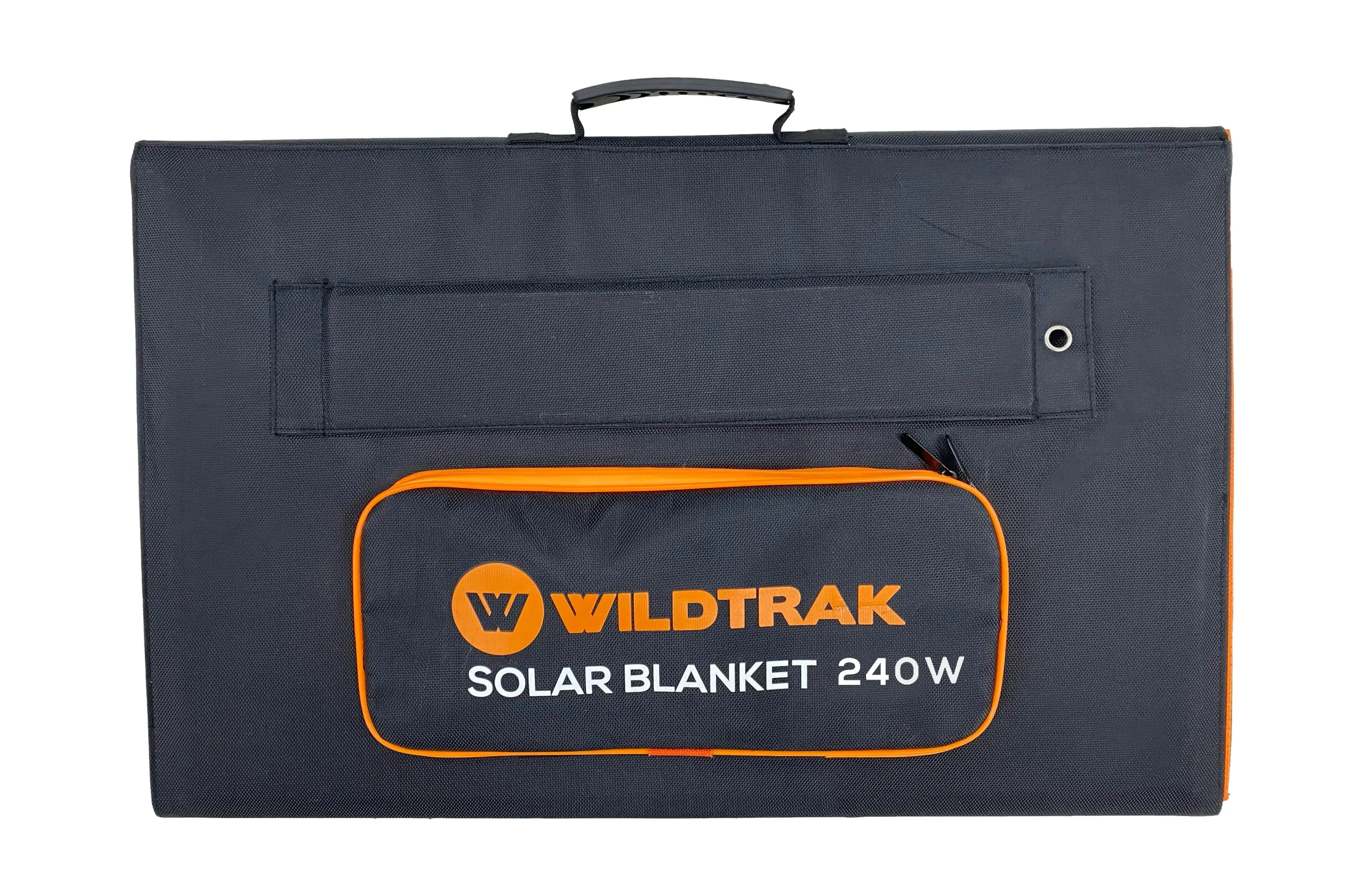 Folding 240W Solar Blanket (A-Grade with ETFE Coating, Built in Stand, IP65 Waterproof & Carry Bag) for Camping, 4WD & Caravan Adventures