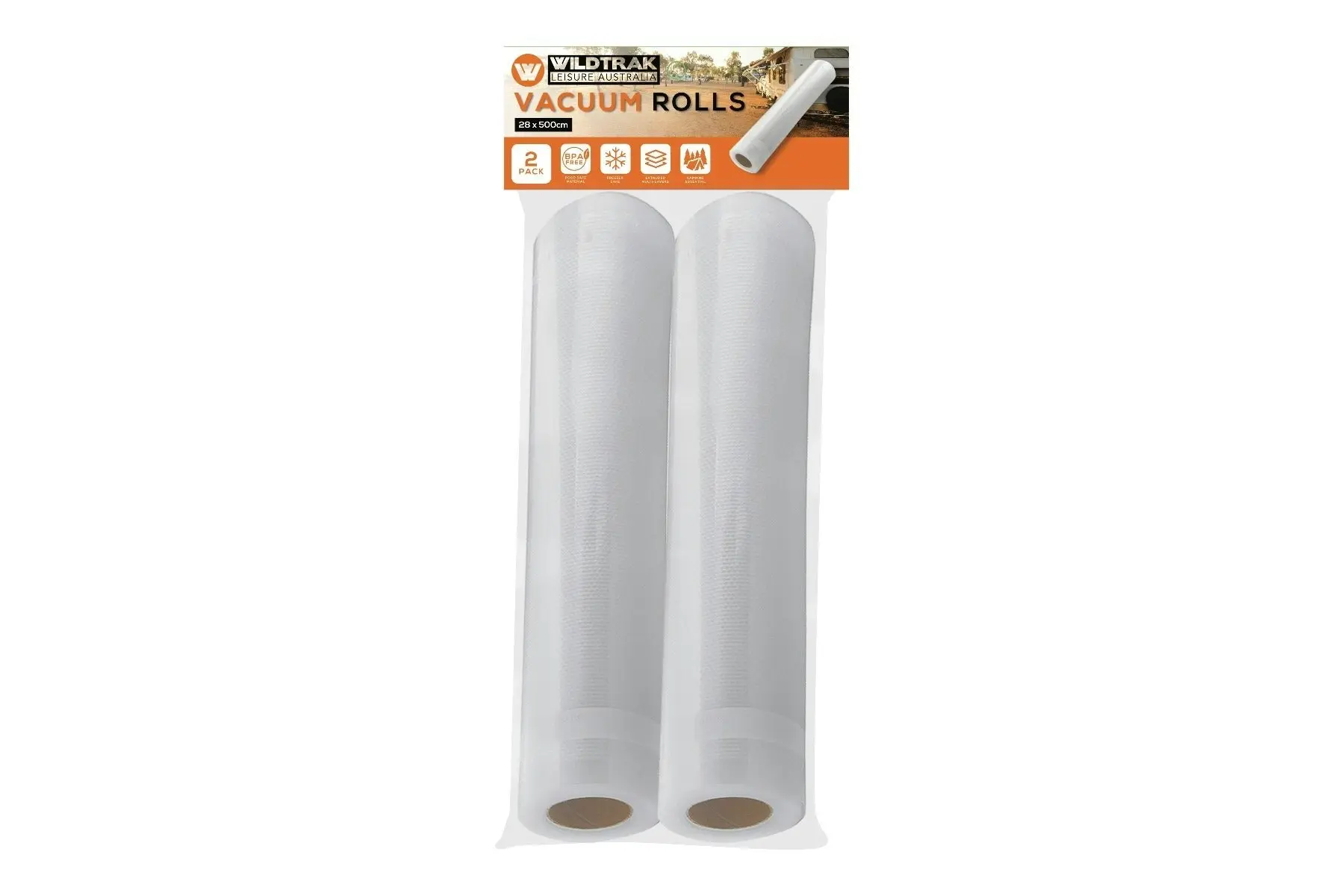 2 PACK VACUUM ROLLS 28 x 500cm