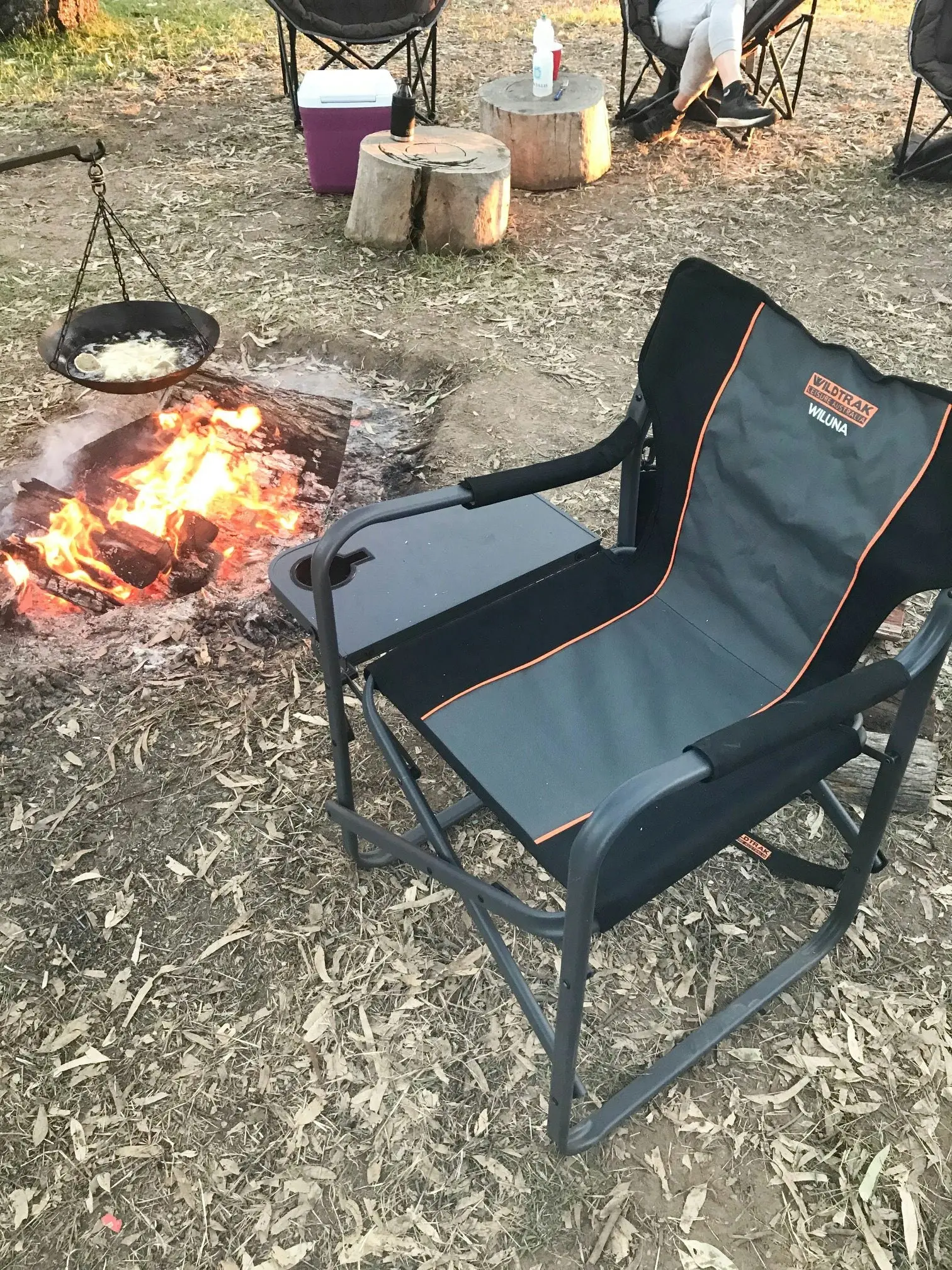 Wiluna Directors Chair With Side Table