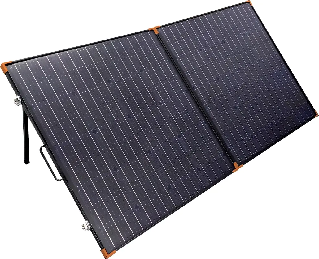 Folding 160W A-Grade Aluminium Solar Panel with Bag for Camping, 4WD & Caravan Adventures