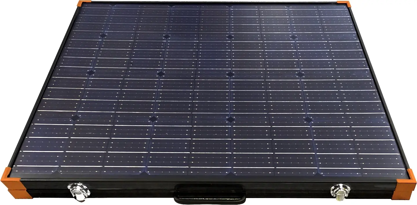 Folding 160W A-Grade Aluminium Solar Panel with Bag for Camping, 4WD & Caravan Adventures