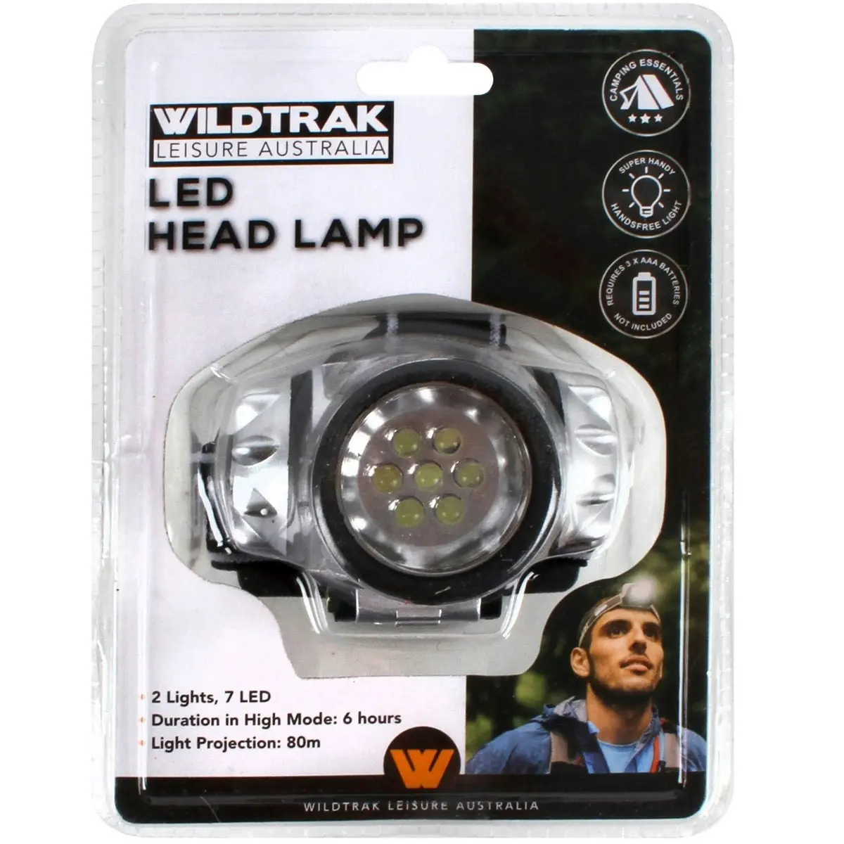 7 Led Headlamp With Adjustable Strap