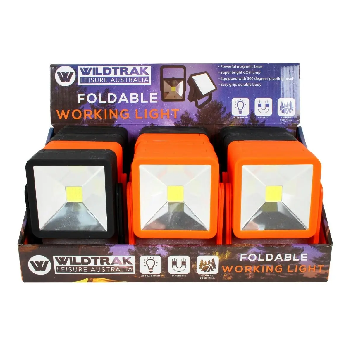 Magnetic Work Light With Batteries