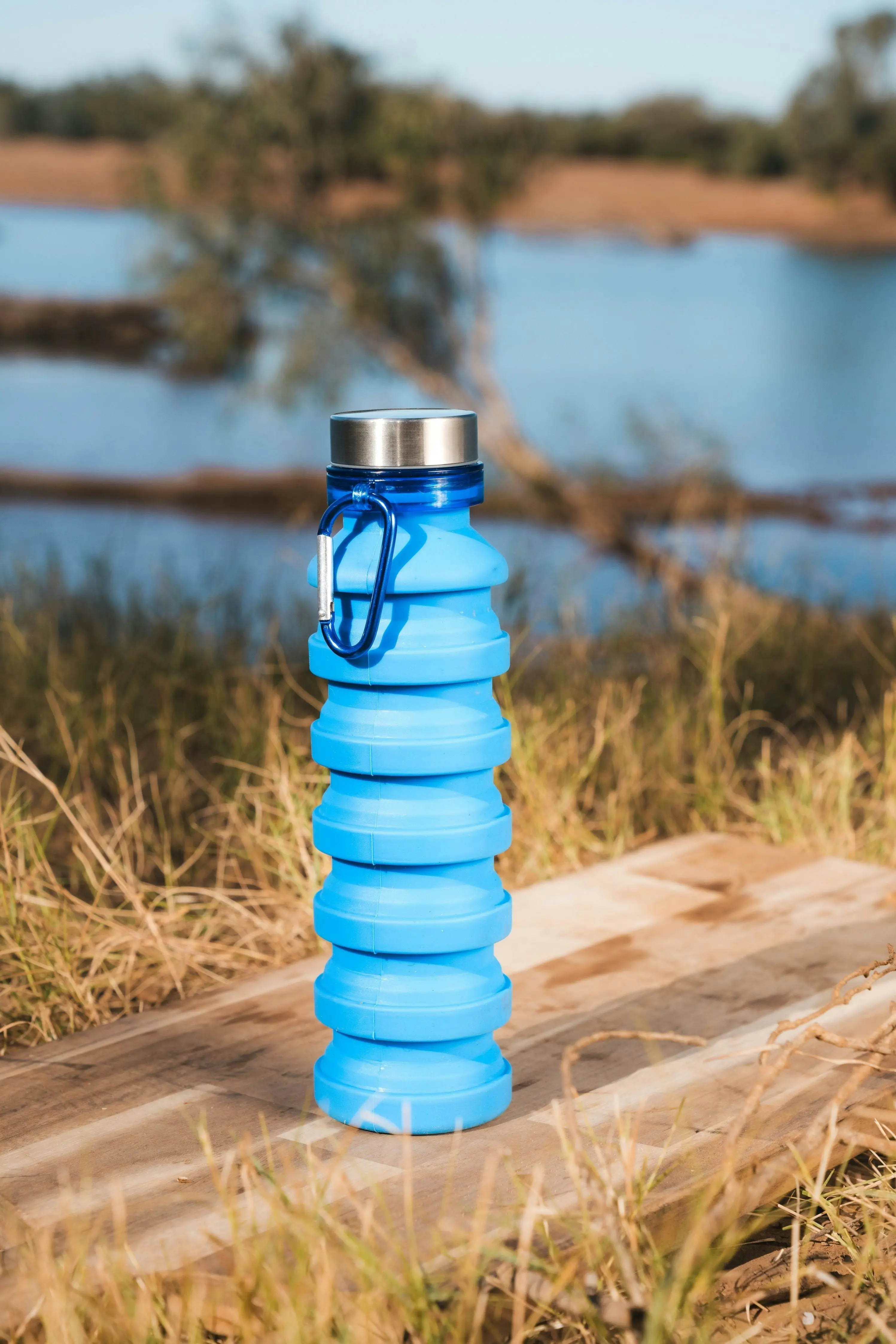 550ml Expanda Silicon Water Bottle With Carabiner