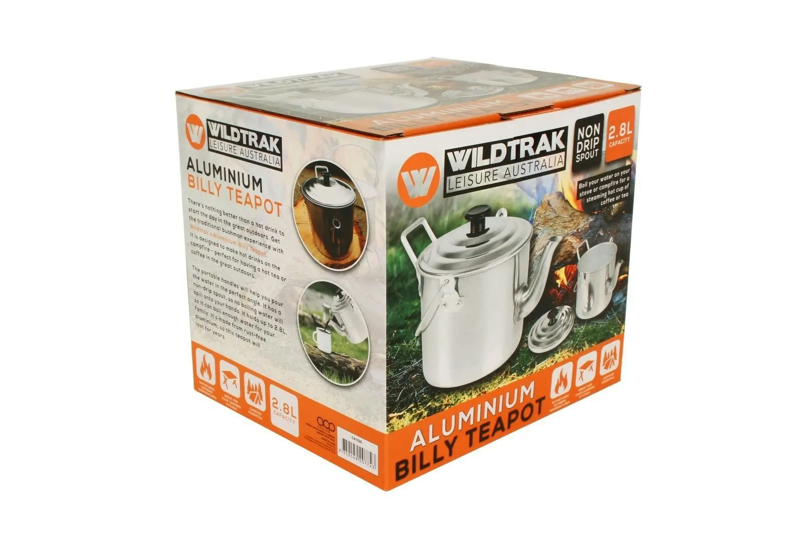 2800ml Aluminium Billy Teapot