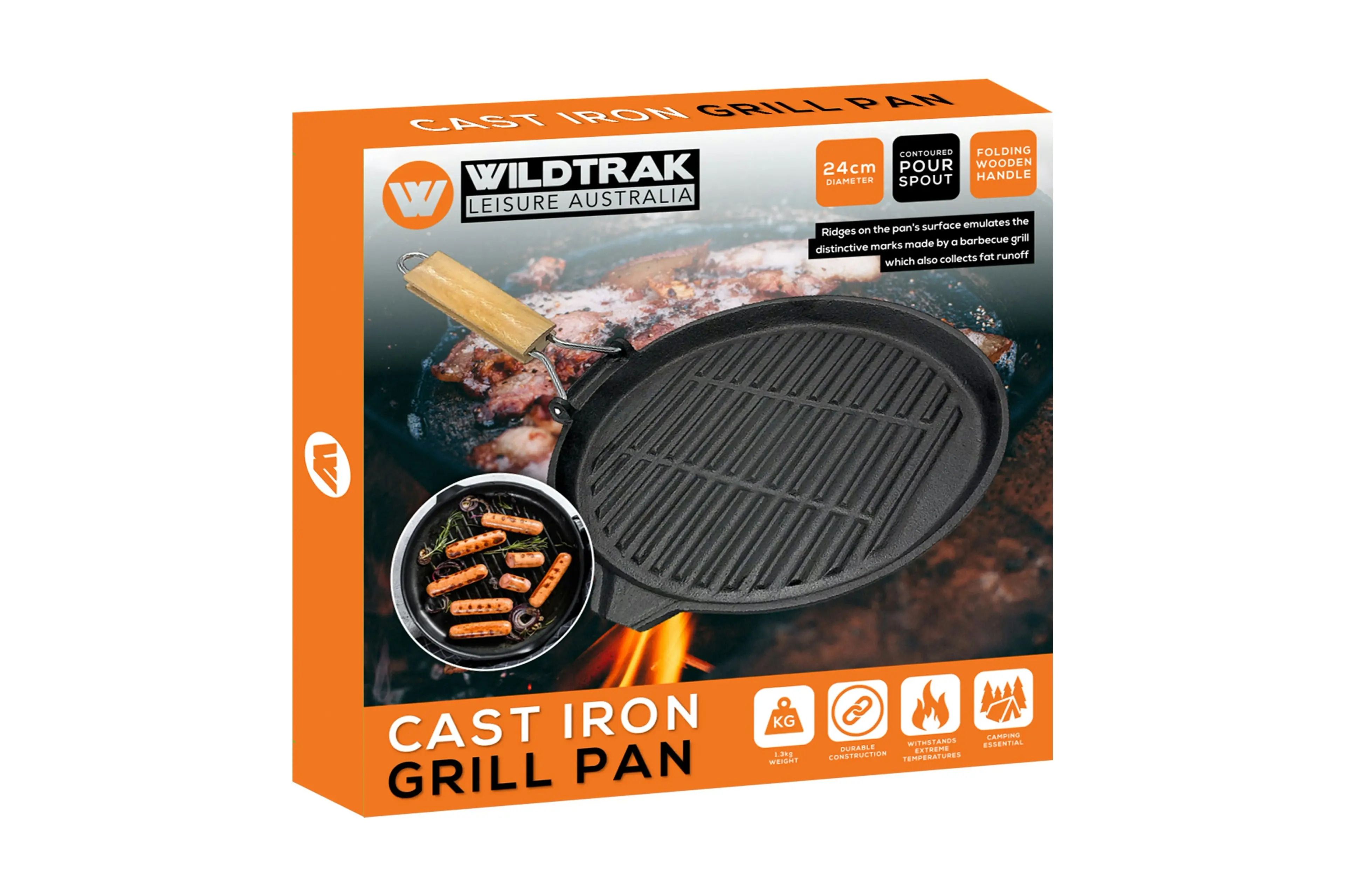 24cm Round Grill Pan