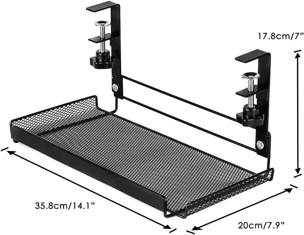 Under Desk Cable Management Tray 2Pk