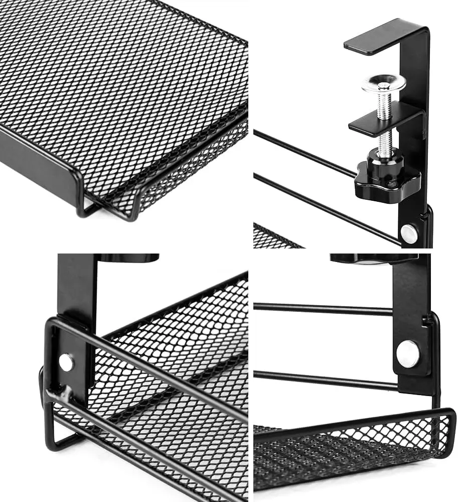 Under Desk Cable Management Tray 2Pk