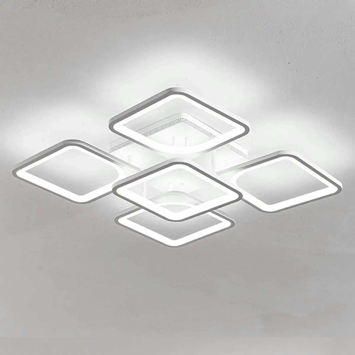 LED Modern Ceiling Light, Square Shape, 72W, Cool (White)