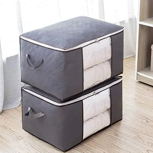 3 Pack Clothes Organiser (Grey)