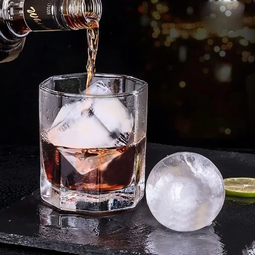 2 pack Ice Cube Trays Whiskey Ice Ball Mold