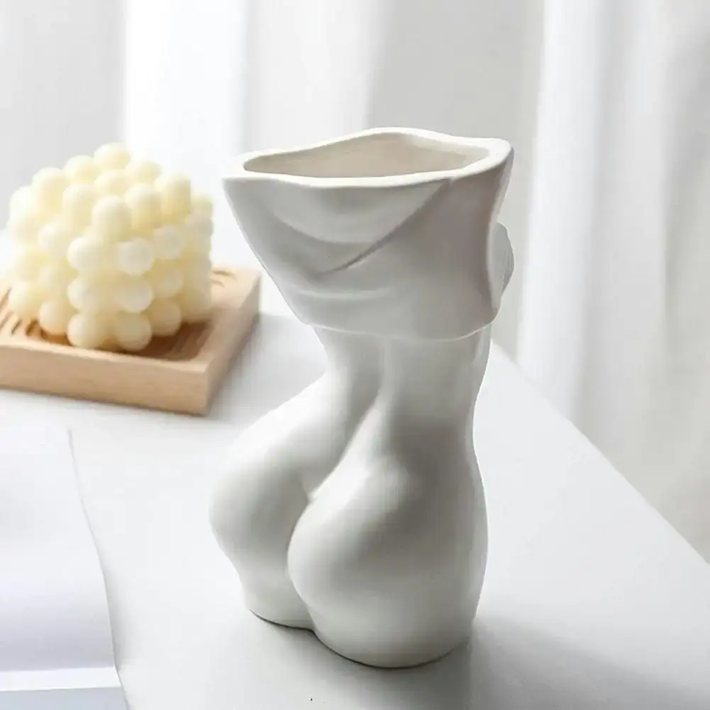 Feminine Body Vase Ceramic Home Decor