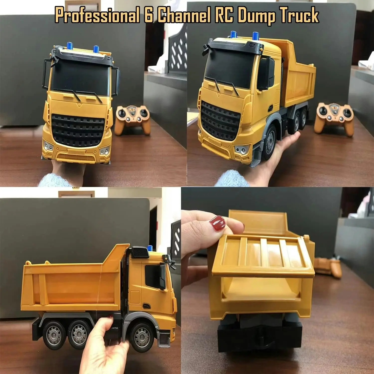 Remote Control Construction Dump Truck, Rechargeable RC Tractor