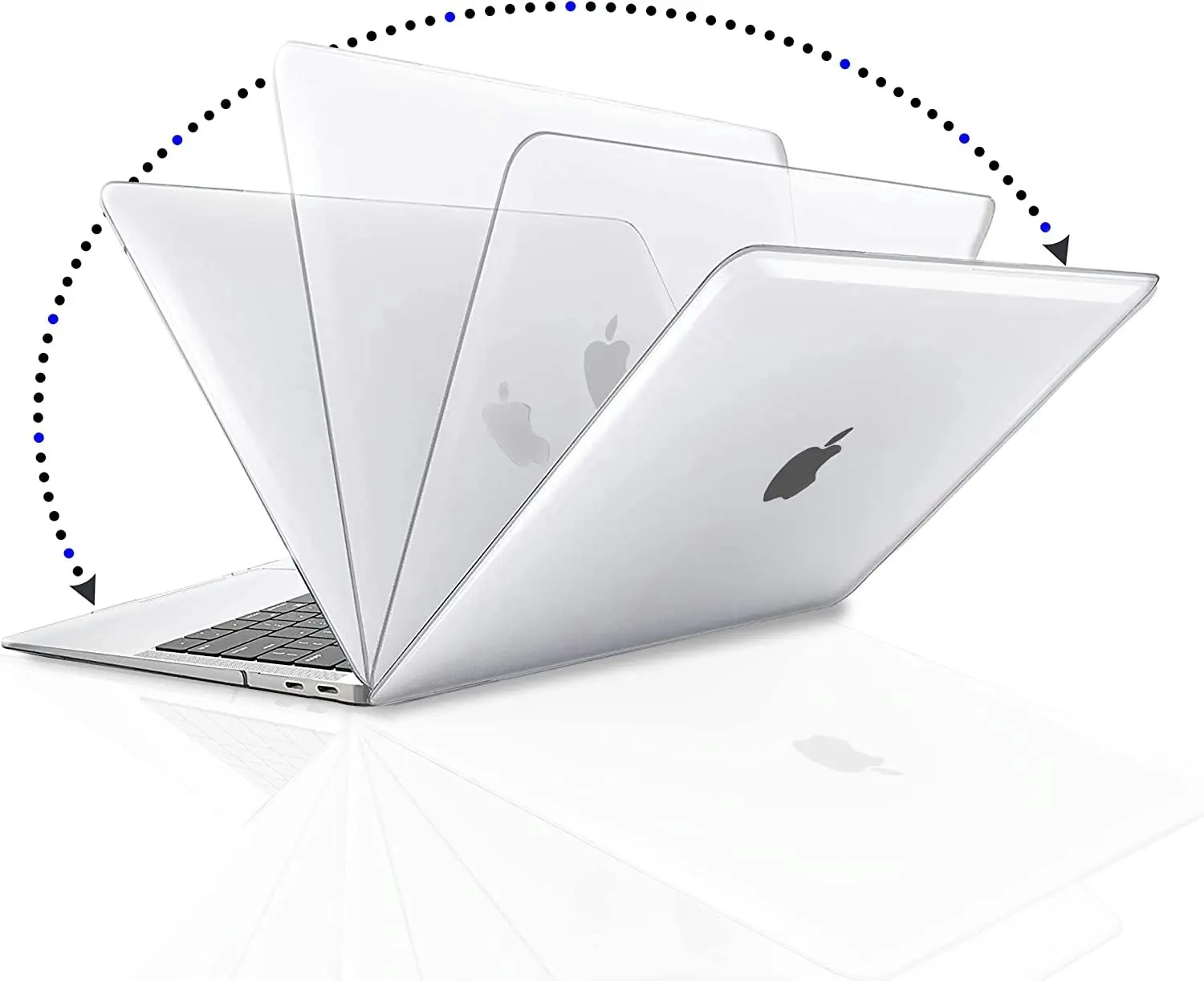 Plastic Hard Case for MacBook Air 13 inch Crystal Clear Case 2020 2019 2018 A2337 M1 A2179 A1932