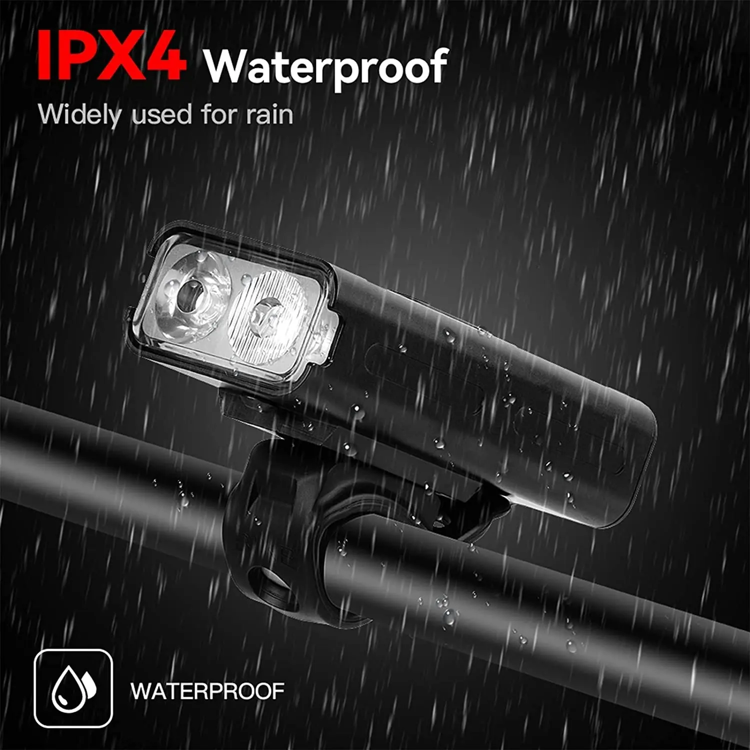 Bike 360Ã‚Â° Light Front USB Rechargeable 1000 Lumen IPX4 Waterproof and Built in 2500mAh Powerbank Led Bicycle Lighting