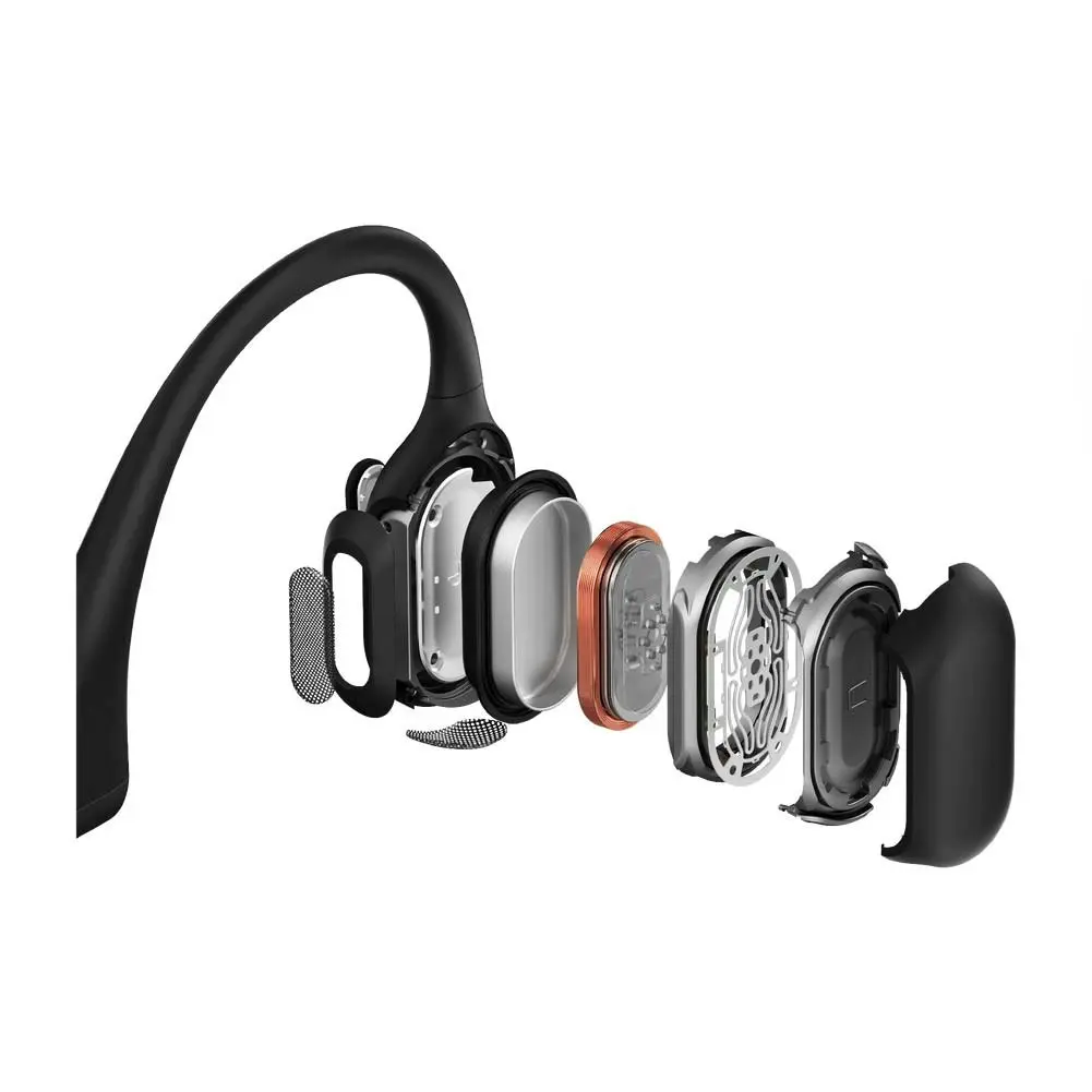 SHOKZ OpenRun Pro Mini Wireless Bone Conduction Open-Ear Headphones - Black