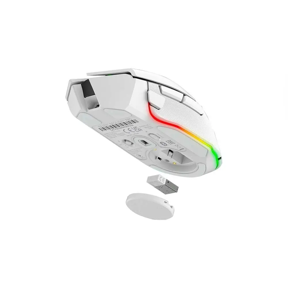 Razer Basilisk V3 Pro White Edition - Ergonomic Wireless Gaming Mouse RZ01-04620200-R3A1