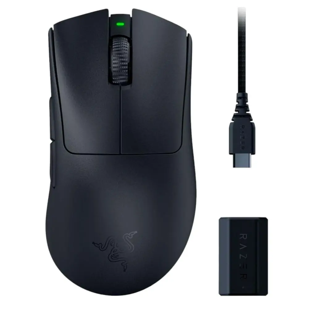 Razer DeathAdder V3 Pro + HyperPolling Wireless Dongle Bundle RZ01-04630300-R3WL