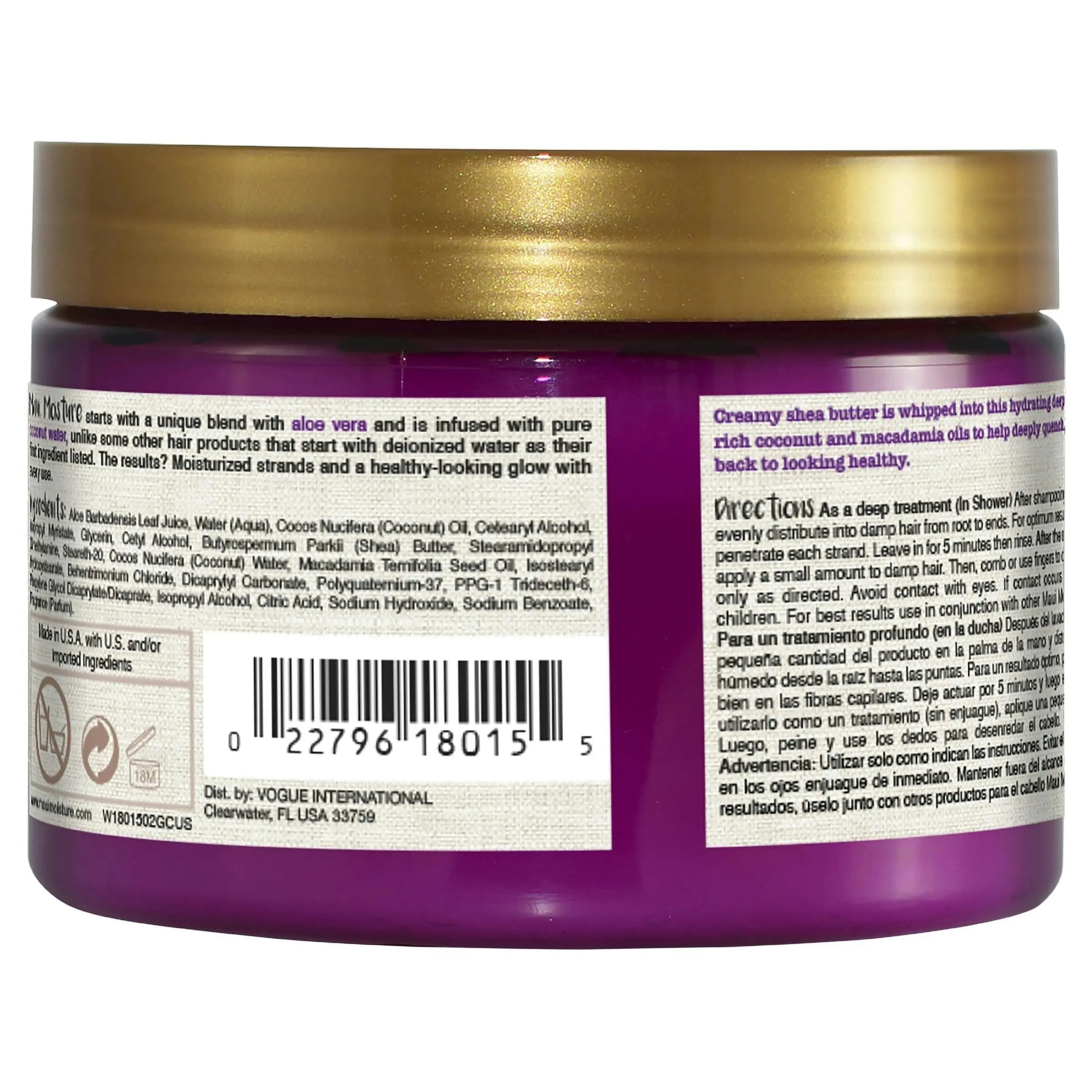 Maui Moisture Heal & Hydrate + Shea Butter Hair Mask 340G