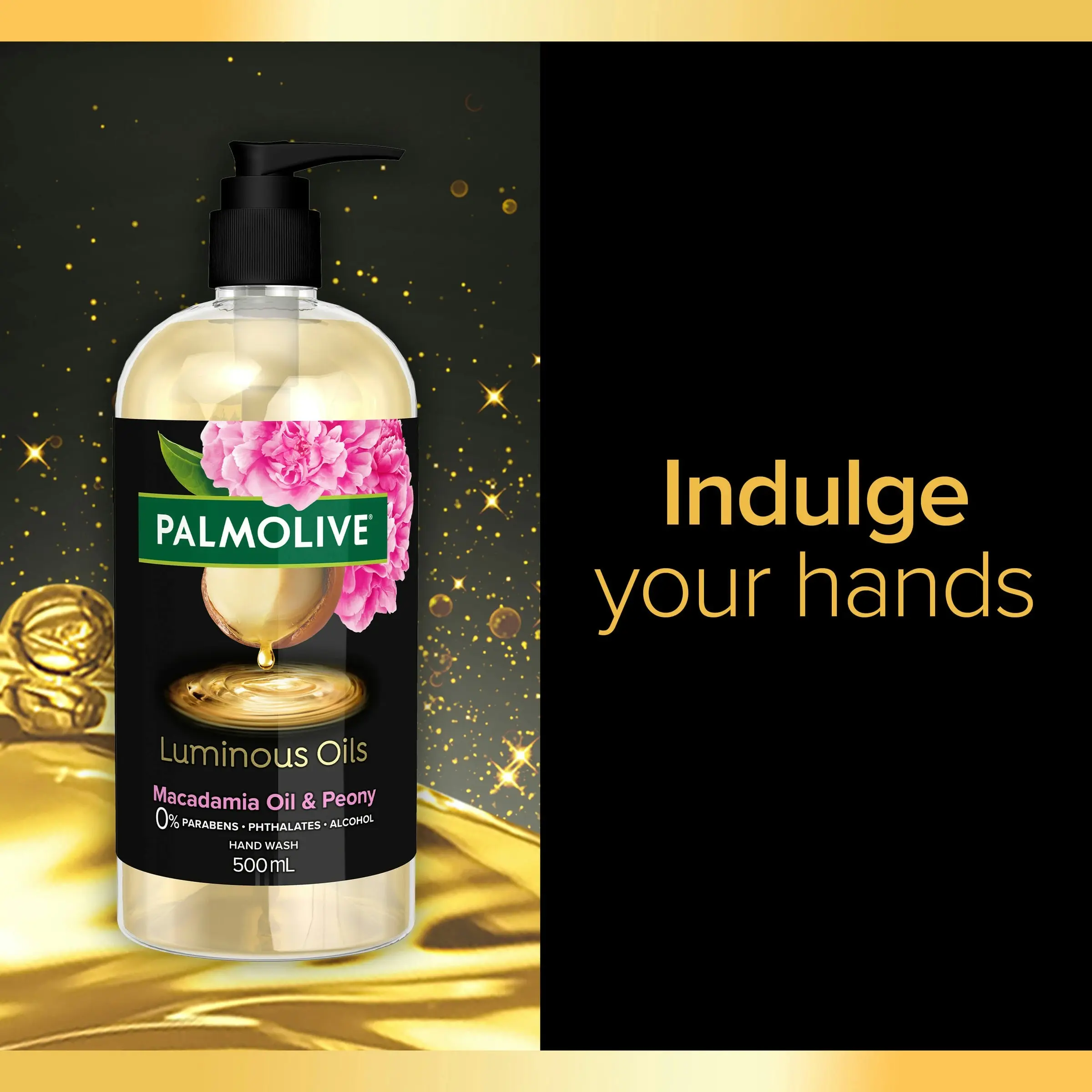 Palmolive Luminous Oils Macadamia Oil & Peony Hand Wash 500mL