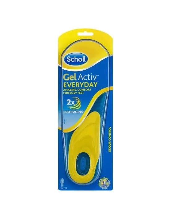 Scholl Gel Activ Everyday Insoles Men 1 Pair