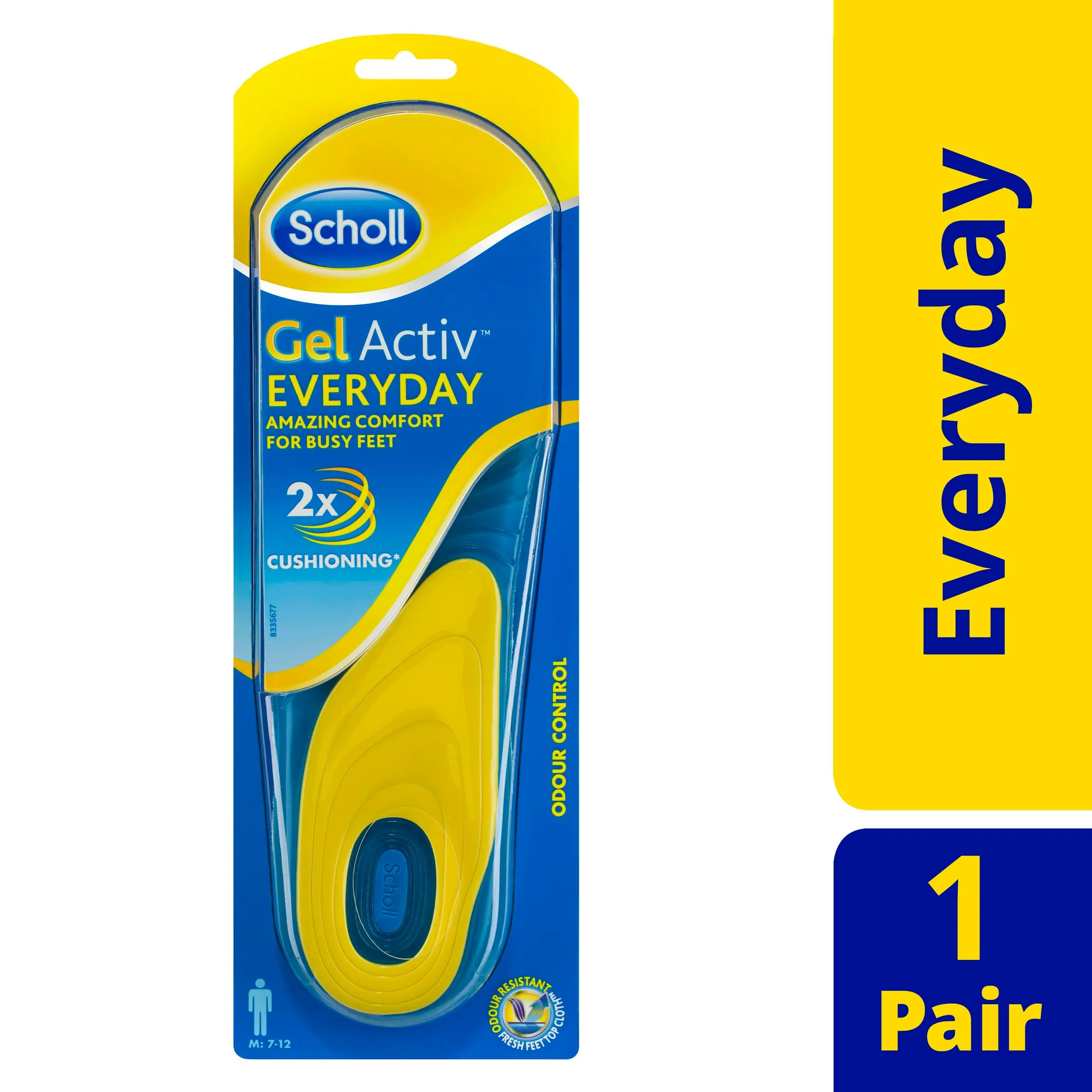 Scholl Gel Activ Everyday Insoles Men 1 Pair