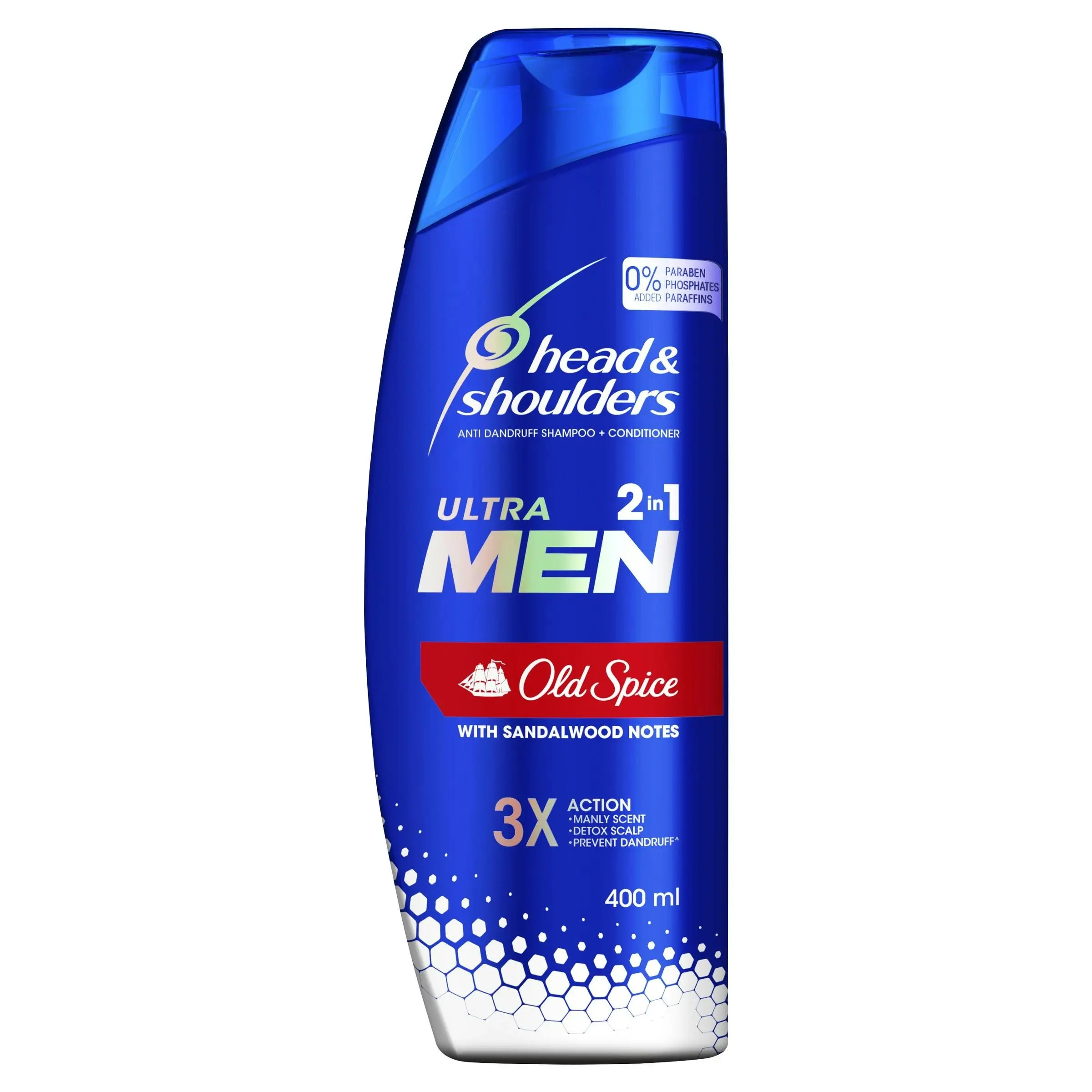 Head & Shoulders Ultra Men 2 In 1 Old Spice Anti Dandruff Shampoo + Conditioner 400 mL