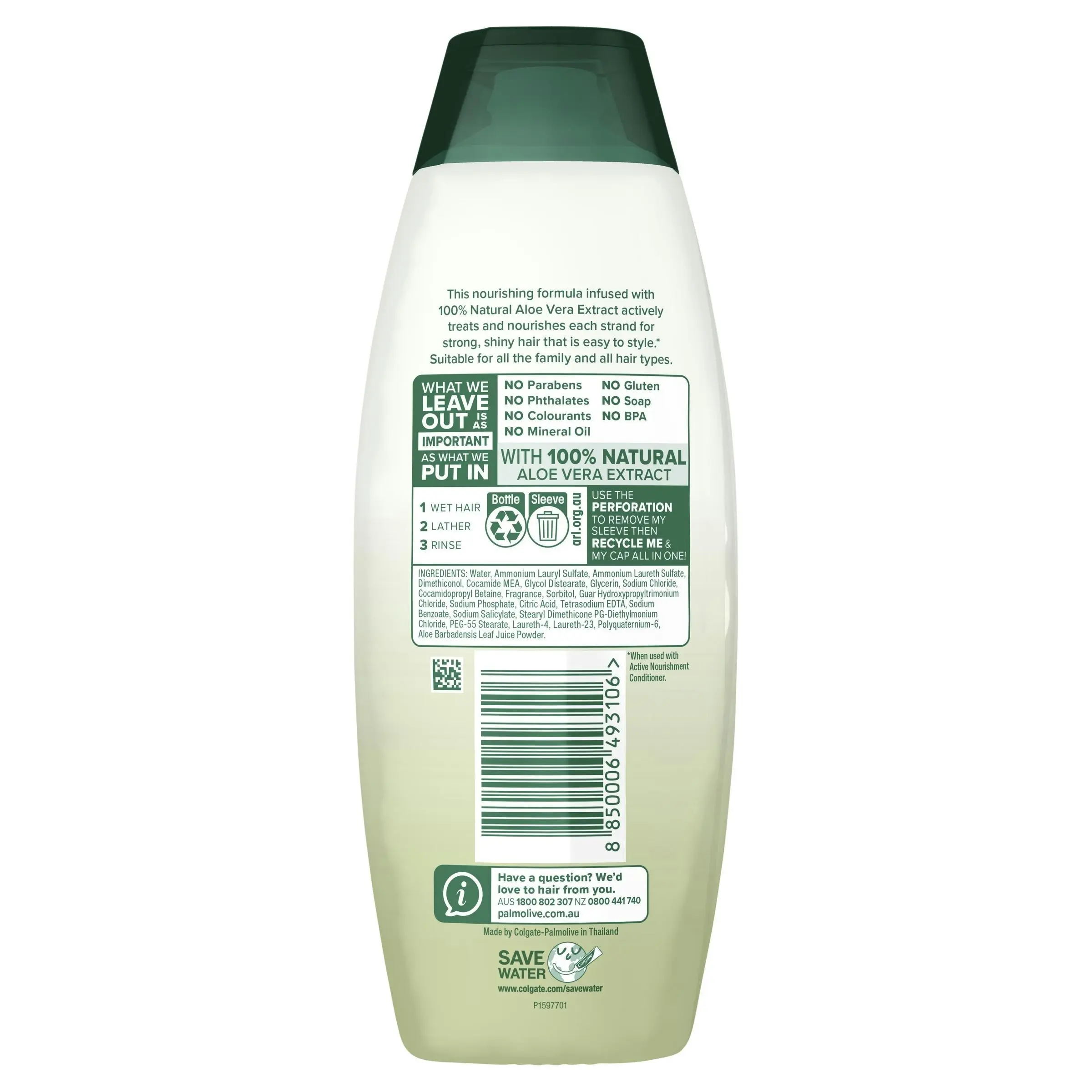 Palmolive Naturals Active Nourishment Shampoo 350mL