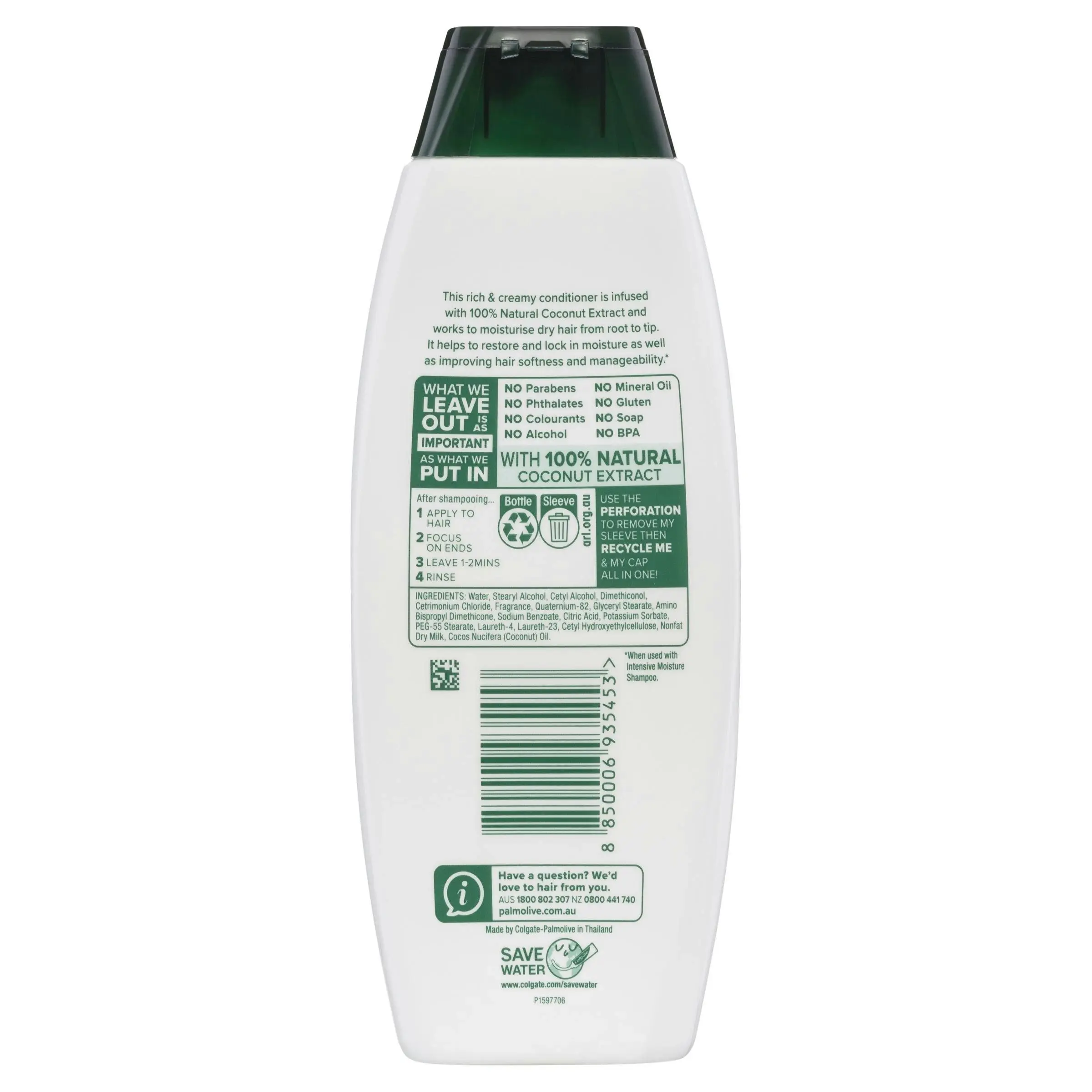 Palmolive Naturals Conditioner Intensive Moisture 350mL