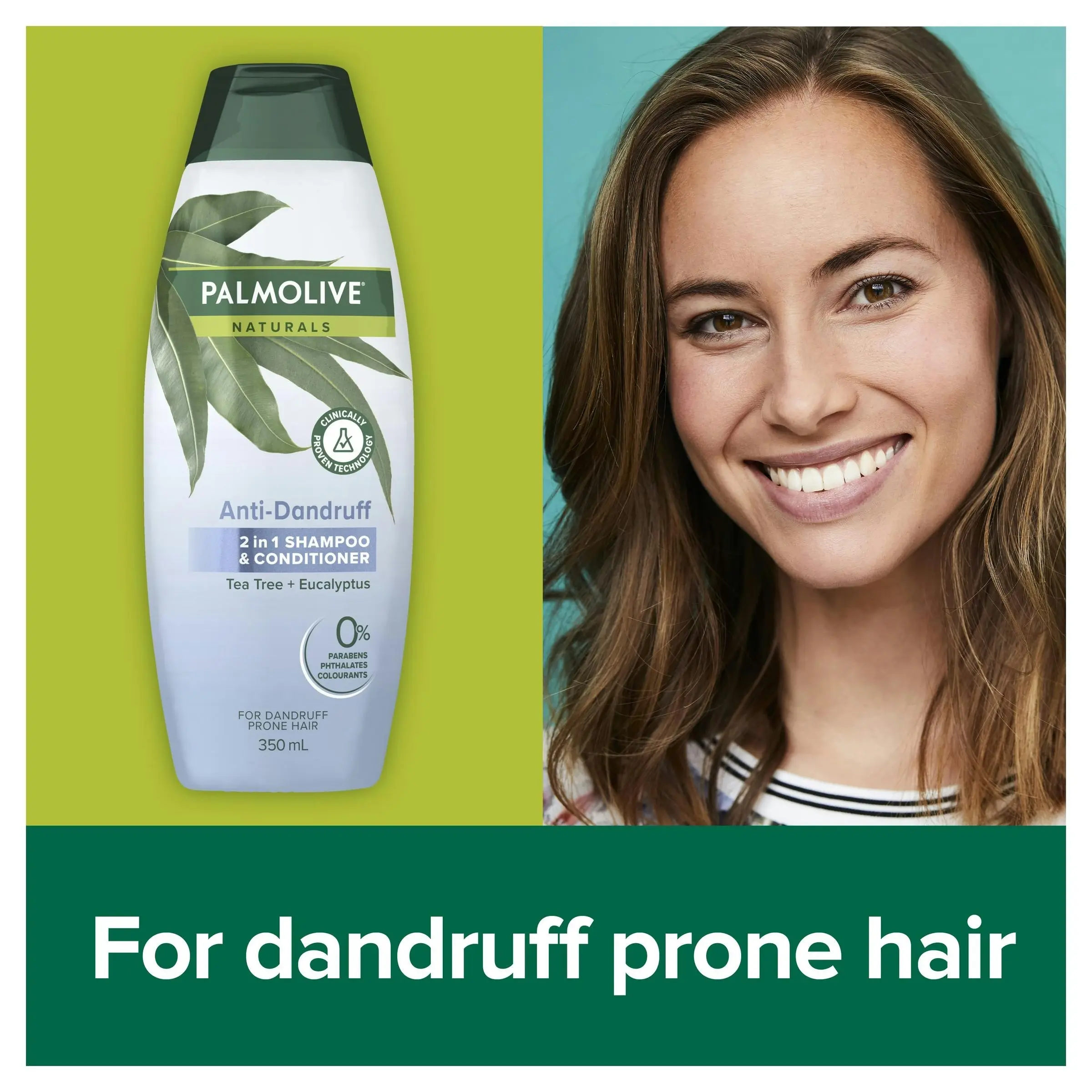 Palmolive Naturals Anti-Dandruff 2 In 1 Shampoo & Conditioner 350ml