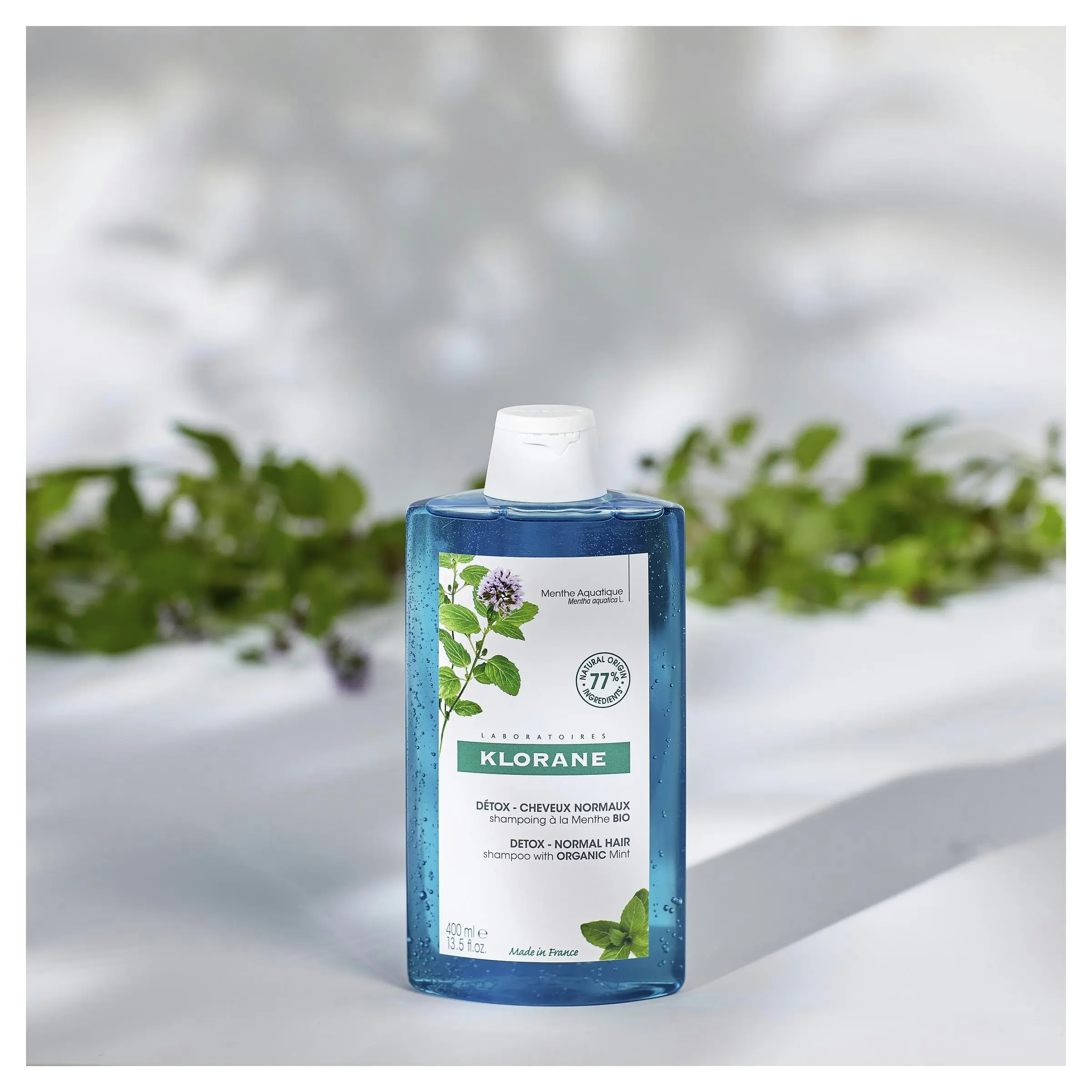 Klorane Aquatique Mint Detox Shampoo 400ml