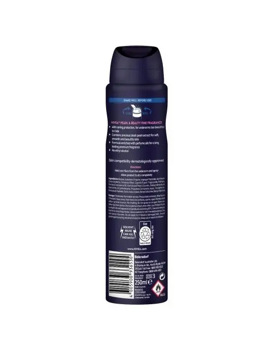 Nivea Deodorant Aerosol Pearl & Beauty Black Pearls 250ml