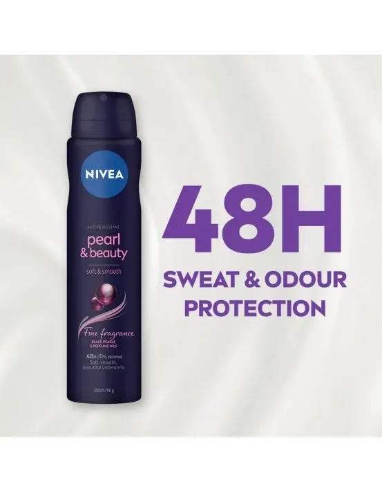 Nivea Deodorant Aerosol Pearl & Beauty Black Pearls 250ml